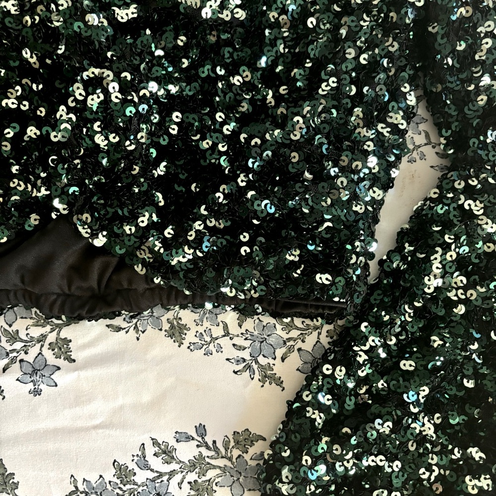 Nix Sequin Wrap Front Top - image 4